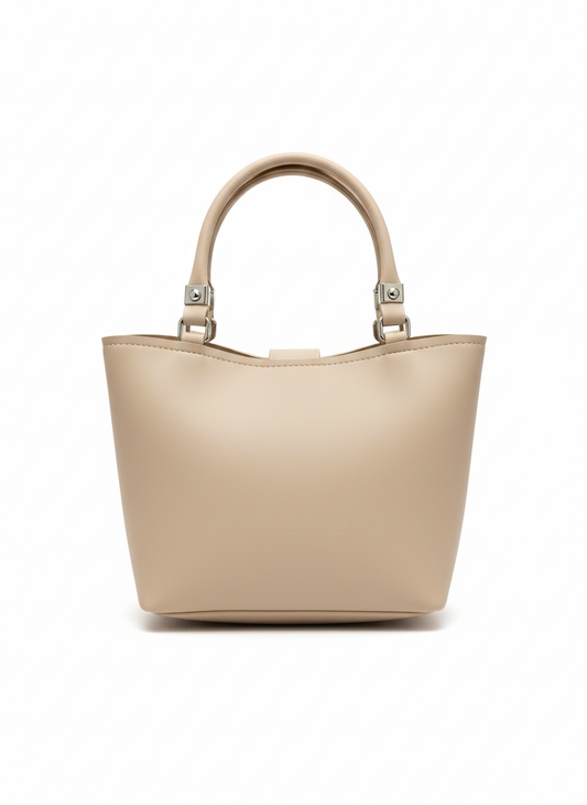 Chic Chain Handle Bag (beige)