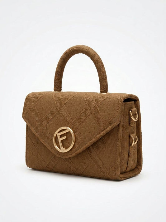 Lumière Mini Chocolate Brown, Top Handle