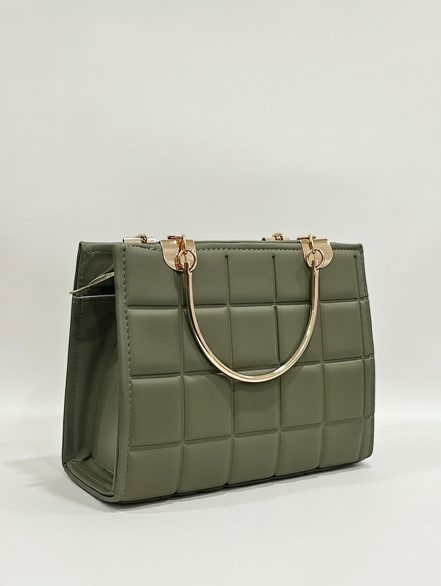 Elite Square Texture Bag(green)