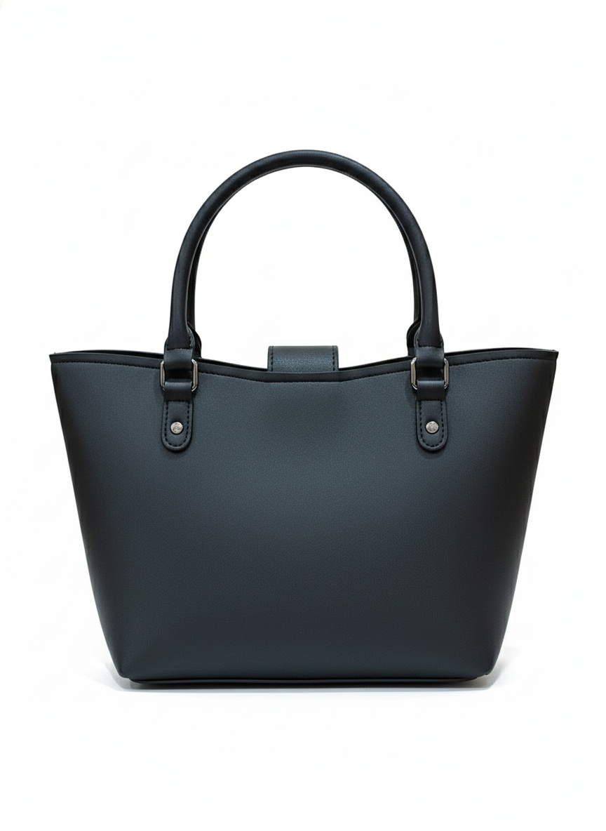 Chic Chain Handle Bag (Black)