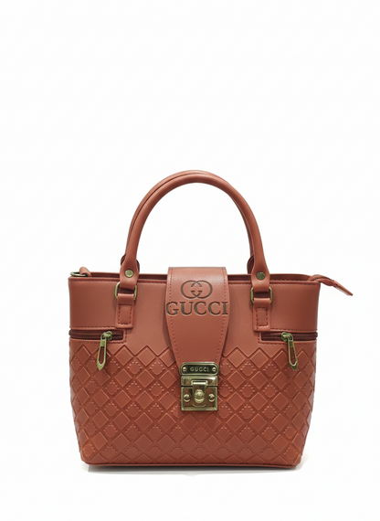 Emboosed Gucci Bag (Red)