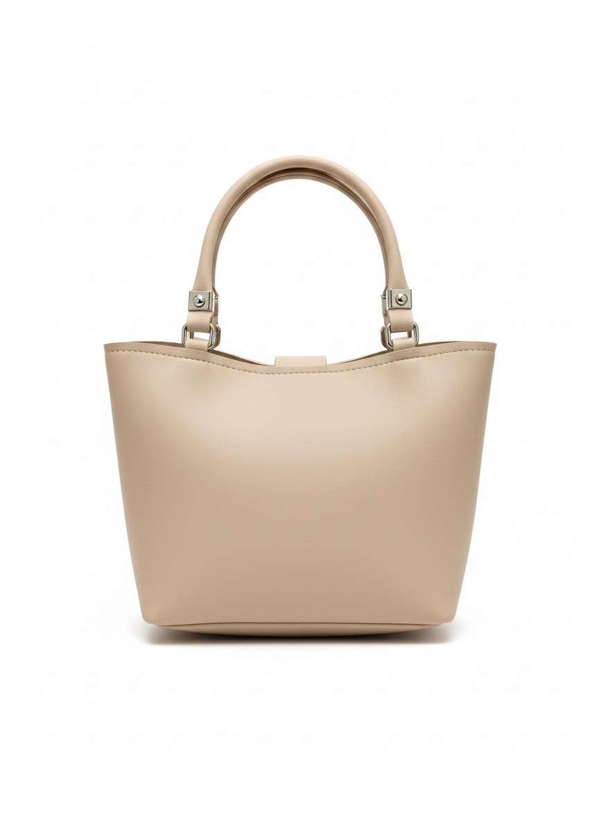 Chic Chain Handle Bag (beige)