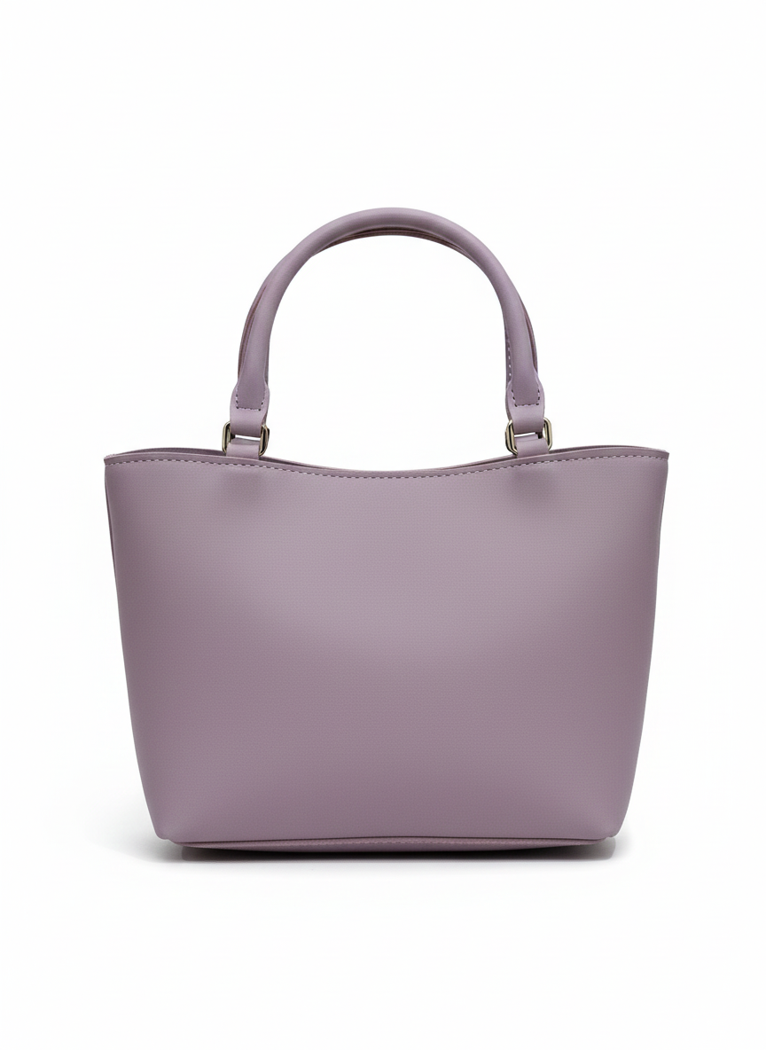 Chic Chain Handle Bag (Purple)