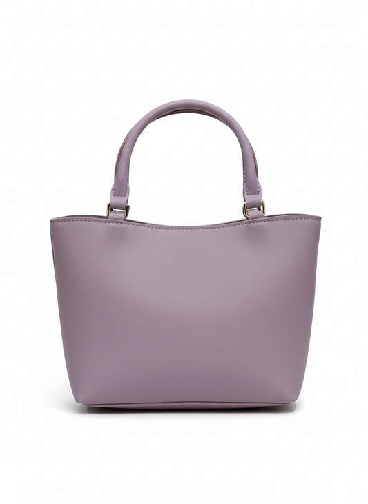 Chic Chain Handle Bag (Purple)