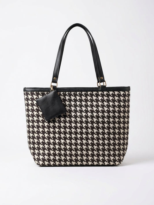 TILE PRINT HOUNDSOOTH TOTE BAG