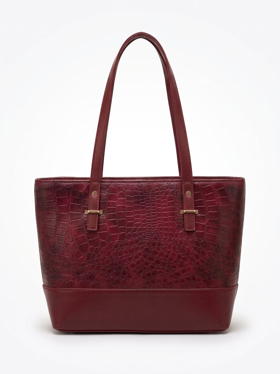 Croc Luxe Shoulder Tote