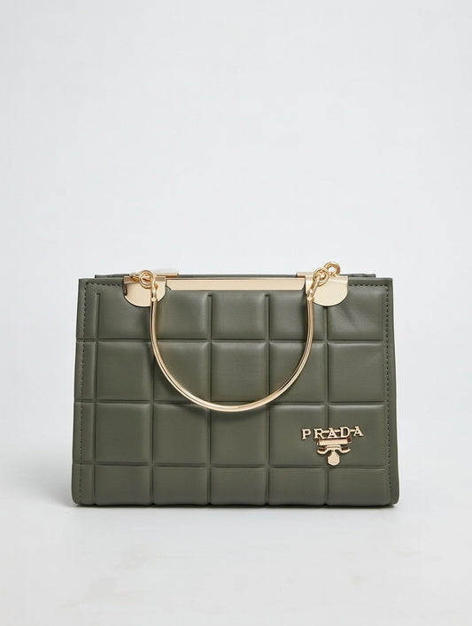 Elite Square Texture Bag(green)