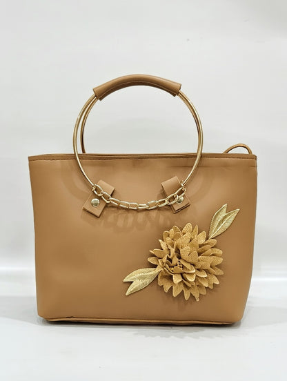 Floral Grace Bag Mustard