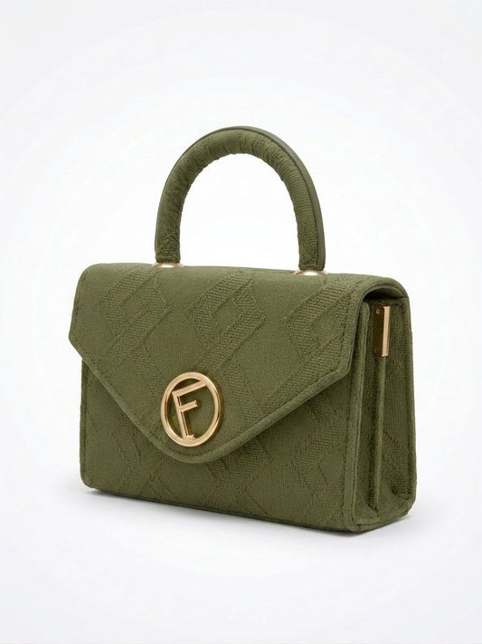 Lumière Mini Olive Green Top Handle