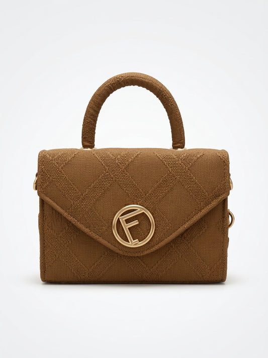 Lumière Mini Chocolate Brown, Top Handle