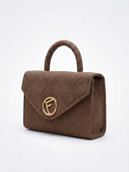 Lumière Mini Taupe Top Handle
