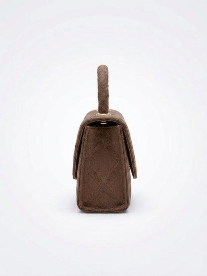 Lumière Mini Taupe Top Handle