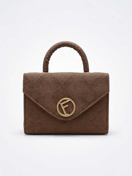 Lumière Mini Taupe Top Handle